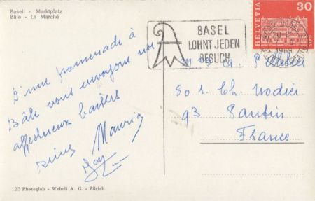 Basel - Schweiz - Marktplatz