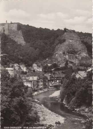 Idar-Oberstein - Blick zur Felsenkirche Idar-Oberstein - Blick zur Felsenkirche