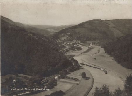 Hirschhorn - Blick ins Tal Hirschhorn - Blick ins Tal