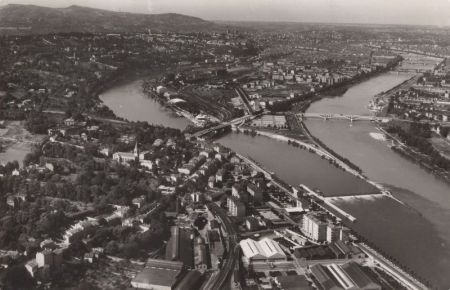Lyon - Frankreich - Vue aerienne Lyon - Frankreich - Vue aerienne