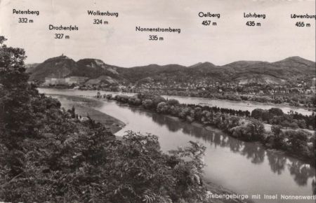 Siebengebirge - mit Insel Nonnenwerth Siebengebirge - mit Insel Nonnenwerth