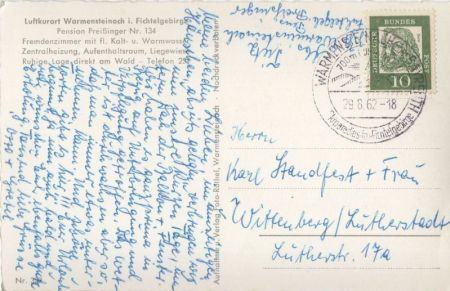 Warmensteinach - Pension Preißinger Warmensteinach - Pension Preißinger