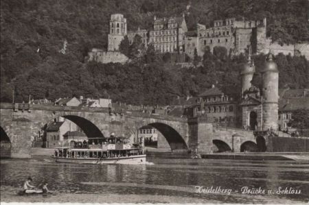 Heidelberg - Brücke und Schloss Heidelberg - Brücke und Schloss