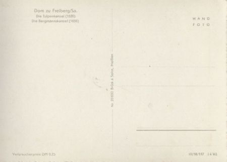 Freiberg - Dom, Tulpenkanzel Freiberg - Dom, Tulpenkanzel