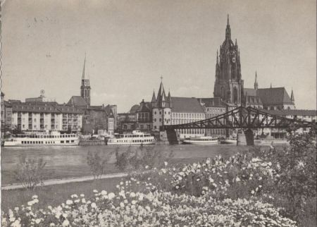 Frankfurt am Main - Eiserner Steg und Dom Frankfurt am Main - Eiserner Steg und Dom