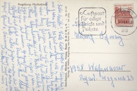 Augsburg, Bayern - Hochablaß Augsburg, Bayern - Hochablaß