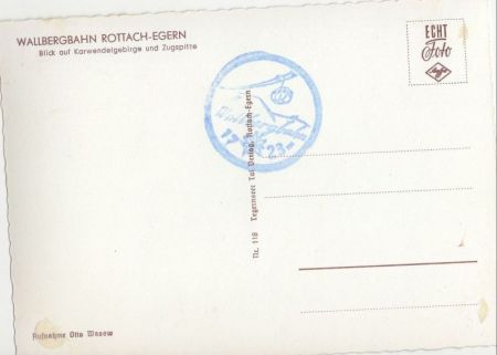 Rottach-Egern - Wallbergbahn - Blick auf Karwendelgebirge