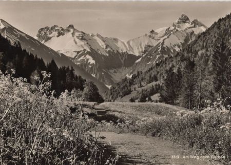Oberstdorf - Weg nach Gruben Oberstdorf - Weg nach Gruben