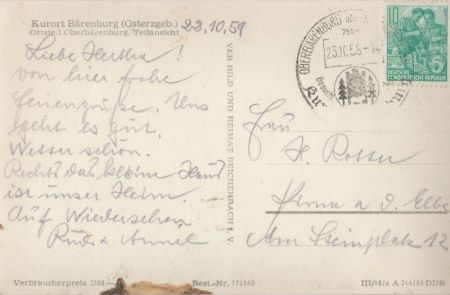 Altenberg-Bärenburg - Teilansicht Altenberg-Bärenburg - Teilansicht