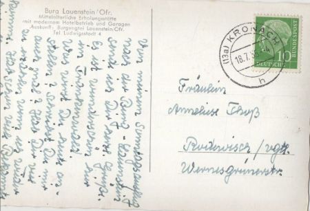 Lauenstein, Burg (Frankenwald, in Ludwigsstadt-Lauenstein) - mit Ort Lauenstein, Burg (Frankenwald, in Ludwigsstadt-Lauenstein) - mit Ort