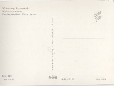 Wittenberg, Lutherstadt - Melnchthonhaus, Zinnfigurenkabinett Wittenberg, Lutherstadt - Melnchthonhaus, Zinnfigurenkabinett