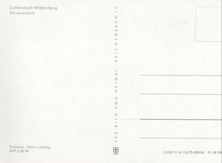 Wittenberg, Lutherstadt - Schwanenteich Wittenberg, Lutherstadt - Schwanenteich