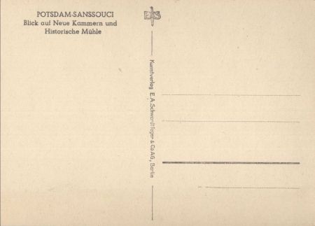 Potsdam, Sanssouci - Historische Mühle