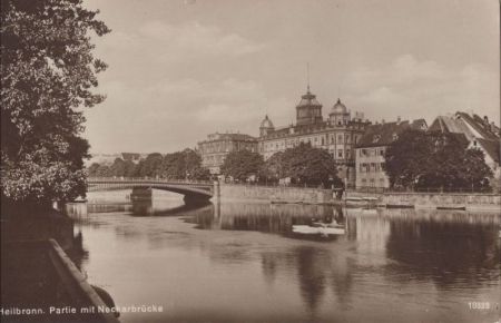 Heilbronn - Partie mit Neckarbrücke Heilbronn - Partie mit Neckarbrücke
