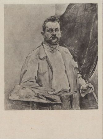 Max Slevogt Selpstbildnis mit der Palette Max Slevogt Selpstbildnis mit der Palette
