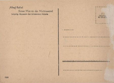 Alfred Rethel Kaiser Max an der Martinswand Alfred Rethel Kaiser Max an der Martinswand