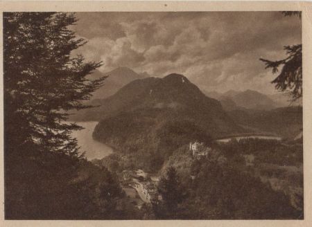 Hohenschwangau (OT von Schwangau) - Blick v. Aussichtspunkt Jugen Hohenschwangau (OT von Schwangau) - Blick v. Aussichtspunkt Jugen