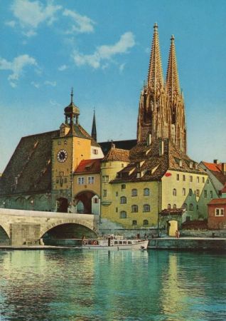 Regensburg - Blick zum Dom Regensburg - Blick zum Dom