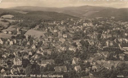 Wernigerode - Blick auf Lindenberg Wernigerode - Blick auf Lindenberg