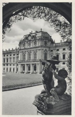 Würzburg - Residenz, Gartenseite Würzburg - Residenz, Gartenseite