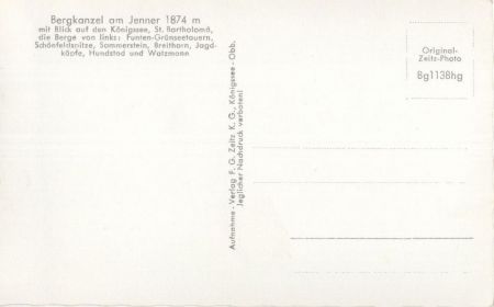 Jenner (Berg) - Blick vom Gipfel