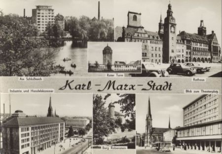 Karl-Marx-Stadt - 6 Bilder Karl-Marx-Stadt - 6 Bilder