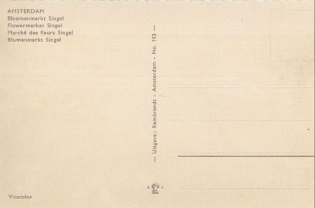Amsterdam - Niederlande - Blumenmarkt Singel