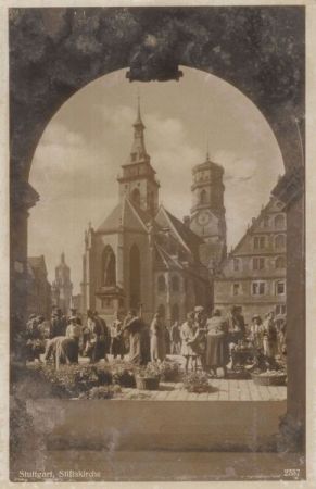 Stuttgart - Stiftskirche Stuttgart - Stiftskirche