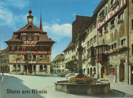 Stein am Rhein - Schweiz - Rathausplatz Stein am Rhein - Schweiz - Rathausplatz