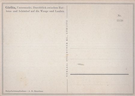 Görlitz, Neiße - Untermarkt