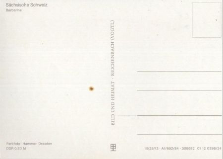 Sächsische Schweiz - Barbarine Sächsische Schweiz - Barbarine