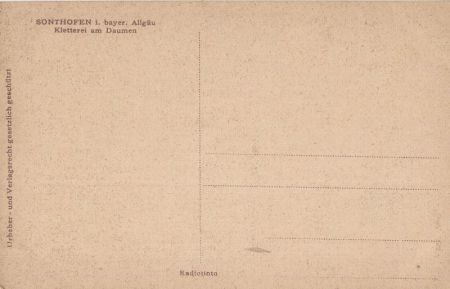 Sonthofen - Kletterei am Daumen