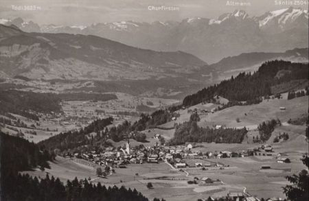 Oberstaufen - Blick von der Juget Oberstaufen - Blick von der Juget