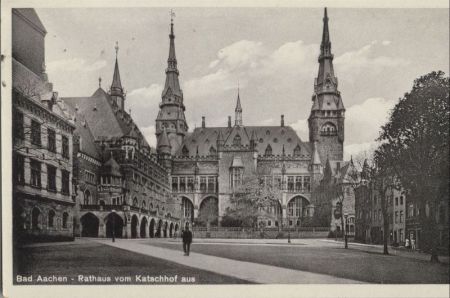 Aachen - Rathaus vom Kathschof Aachen - Rathaus vom Kathschof