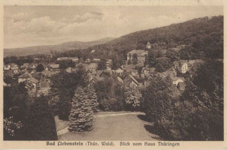 Bad Liebenstein - Blick vom Haus Thüringen Bad Liebenstein - Blick vom Haus Thüringen