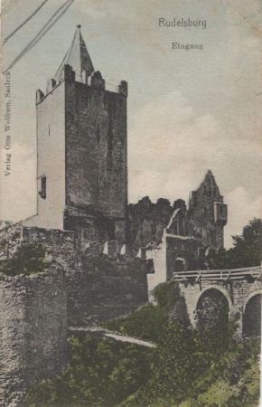 Rudelsburg (OT von Bad Kösen-Saaleck) - Eingang Rudelsburg (OT von Bad Kösen-Saaleck) - Eingang