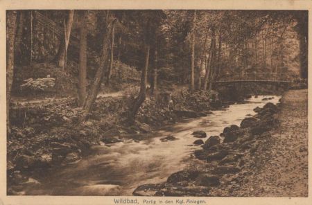 Bad Wildbad - Partie in den Kgl. Anlagen Bad Wildbad - Partie in den Kgl. Anlagen