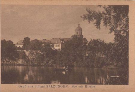 Bad Salzungen - See mit Kirche Bad Salzungen - See mit Kirche