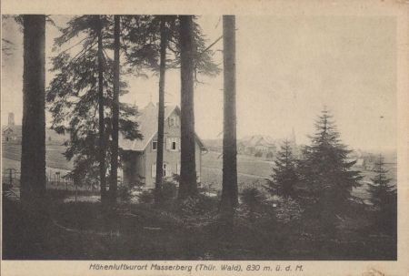Masserberg - aus dem Wald gesehen Masserberg - aus dem Wald gesehen