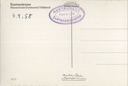 Sustenpassn - Schweiz - mit Bus mit Hänger Sustenpassn - Schweiz - mit Bus mit Hänger