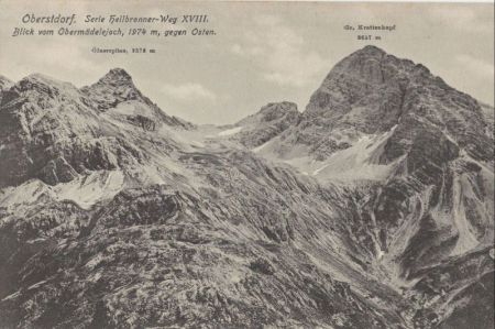Oberstdorf - Blick vom Obermädelejoch Oberstdorf - Blick vom Obermädelejoch