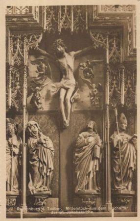 Rothenburg ob der Tauber - Jakobskirche, Hochaltar Rothenburg ob der Tauber - Jakobskirche, Hochaltar