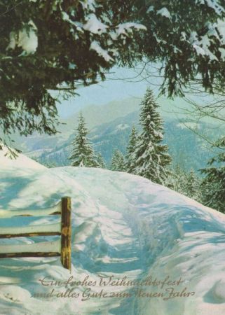 Weihnachtsgruß Winterlandschaft Weihnachtsgruß Winterlandschaft
