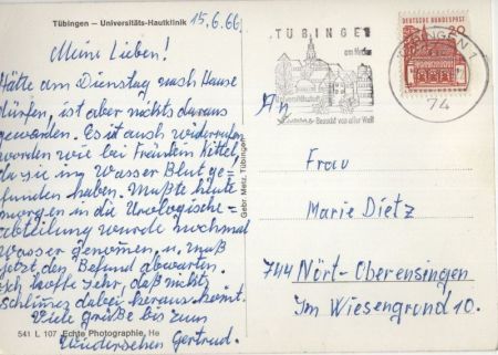 Tübingen - Universitäts-Hautklinik Tübingen - Universitäts-Hautklinik