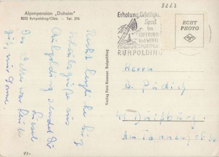 Ruhpolding - Alpenpension Daheim