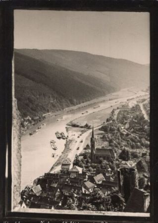 Hirschhorn - Blick von der Burg Hirschhorn - Blick von der Burg