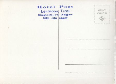 Lermoos - Österreich - Jaegers Post-Hotel