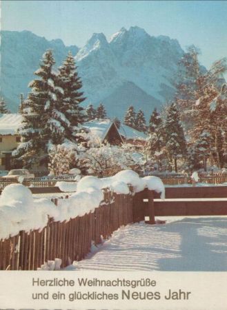 Herzliche Weihnachtsgrüße - Winterbild Herzliche Weihnachtsgrüße - Winterbild