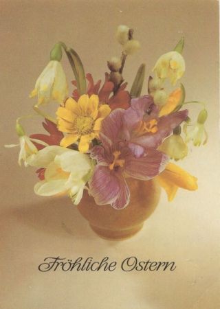Fröhliche Ostern - Blumenstrauß Fröhliche Ostern - Blumenstrauß