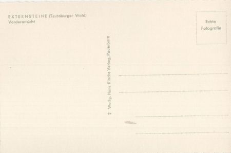 Horn-Bad Meinberg, Exeernsteine - Vorderansicht Horn-Bad Meinberg, Exeernsteine - Vorderansicht